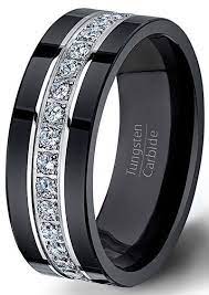 35 Mens Tungsten Wedding Bands The Knot To Tie In 2020 Black Tungsten Rings Mens Diamond Wedding Bands Mens Wedding Bands Tungsten