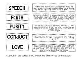 Sermons4kids expresses appreciation to the following for allowing us to use their coloring pages. 1 Timothy 4 12 Matching Activity By Music Is Elementary Tpt