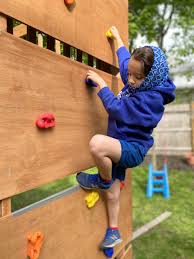 I was introduced to the rock climbing through my niece. Diy Rock Climbing Wall Stay At Home Summer Part 2 House And Hammer