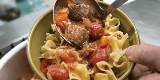 I love this recipe because it doesn't require browning the meatballs prior to baking. Diabetic Recipe Hungarian Beef Goulash Umass Diabetes