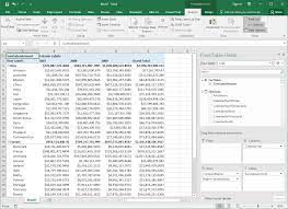 Creating Excel Pivot Tables From Power Bi Report Data