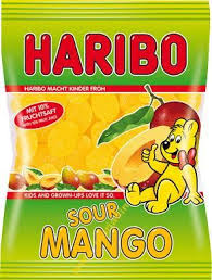 Haribo Zelki Sour Mango Mango W Kwasnej Posypce Fv 3292301702 Oficjalne Archiwum Allegro Gummy Sweets Haribo Sour Candy