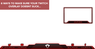 Simple twitch overlays for your stream. 6 Ways To Make Sure Your Twitch Overlay Doesn T Suck By Lvlup Dojo Lvlup Dojo