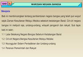Bab 1 Warisan Negara Bangsa Membalik Buku Halaman 1 31 Anyflip