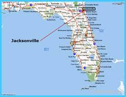 Nice Map Of Jacksonville Florida Jacksonville Florida Jacksonville Map Of Florida