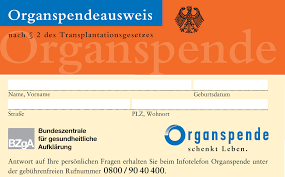 In deutschland gilt die sogenannte entscheidungslösung. Datei Organspendeausweis Png Wikipedia
