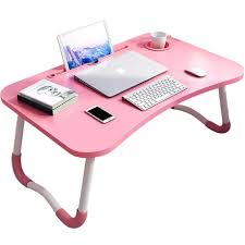 Ergonomic height angle tilt aluminum desktop tray portable macbook pro computer riser table cooler folding holder. Portable Foldable Laptop Stand Desk For Bed Sofa Buy Online In South Africa Takealot Com