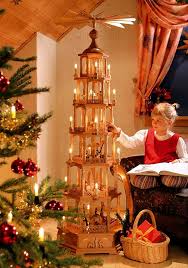 Christmas Pyramid Nativity 6 Storey Electrically Illuminated And Powered German Christmas Pyramid German Christmas Traditions German Christmas Decorations