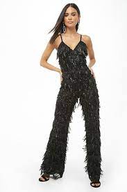 Fringe Sequin Wide Leg Jumpsuit Wide Leg Jumpsuit Fashion Dream Clothes