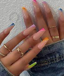 They're named for the angular shape of a coffin. Summer Nail Designs 2021 Fabulous Acrylic Nails In Different Nail Shape You Ll Love To Try Latest Fashion Trends For Girls