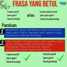 Phrases with the same construction are common and productive. Pusat Bahasa Nusa Malay Tuition And Enrichment Beitrage Facebook