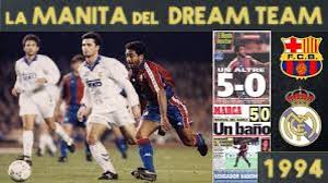 Report 20 ' touré 39 ' márquez 50 ' henry 58 ' valdés 76 ' 90+2 ' xavi 76 ' edmílson 87 ' henry: Fc Barcelona Vs Real Madrid 5 0 1993 1994 Season Full Match Tokyvideo