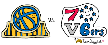 The logo portrays the patriotic nature of the united states, prominently featuring the colors red, blue and white. 76ers Gameday Drawing Sixers