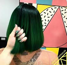 Pin By Elyy On Hair Green Hair Dark Green Hair Hair Styles
