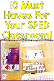 10 Most Needed Classroom Supplies In The Sped Classroom Special Education Elementary Elementary Special Education Classroom Sped Classroom