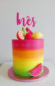 Torta Con Frutas Watermeloncake Fruit Birthday Party Fruity Cake Fruit Birthday