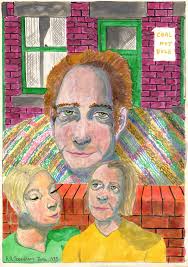 Starting the next Portrait. Mr. Richard Bull.