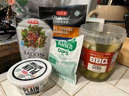 Pickle bombs recipe with cream cheese and bacon