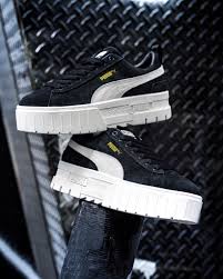 Puma's presence as a global athletic brand has enabled us to catch the attention of fine folks like puma explores the historic moments that made the suede such an icon, featuring insights from the. Photos See Dua Lipa S First Puma Ad Campaign For New Mayze Sneaker Rolling Stone