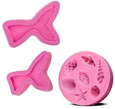 Sieht das rezept 300 g mehl und 100 g zucker vor, multiplizierst du die angaben jeweils: Cavn Set Of 3 Silikon Fondant Kuchen Formen Antihaft Bpa Freie Schokolade Gelee Sussigkeiten Schimmel Cupcake Diy Ba Kuchen Mit Fondant Muscheln Dekoration