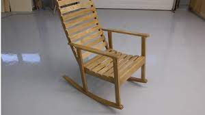 Can a pallet be used as a backrest? Building A Wooden Rocking Chair Youtube
