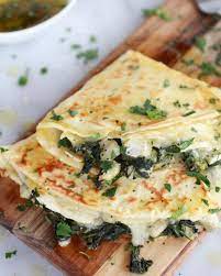 Spinach Artichoke And Brie Crepes With Sweet Honey Sauce Half Baked Harvest Recipe Recipes Food Cooking Recipes
