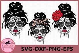 Download Sugar Skull Svg Girl Skull Svg Skeleton 874412 Cut Files Design Bundles
