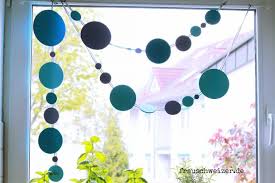 Anleitung Fensterbild Blaue Girlande Girlande Kinderzimmer Girlanden Und Fensterbilder