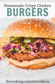 Crispy Chicken Burgers Recipe Recipe In 2020 Crispy Chicken Burgers Chicken Burgers Chicken Burgers Recipe