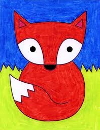 A sketch of a sketch of a drawing i once drew 8. How To Draw A Fox Face Art Projects For Kids
