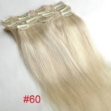 Lightest brown bleach blonde (#t18/613) 20 inch double wefted set clip in hair extensions. Ash Blonde Color Clip In Hair Extension 100 Remy Human Hair Av Ch009 60 China Human Hair Extension And Hair Extensions Price Made In China Com