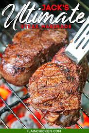 Jack S Ultimate Steak Marinade Steaks Marinated In Red Wine Chili Sauce Red Wine Vinegar Worcestershire Sauce Onion Steak Marinade Marinated Steak Steak