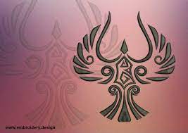 One of the most popular symbols of celtic tattoos is the celtic cross. Tattoo Celtic Bird Embroidery Design