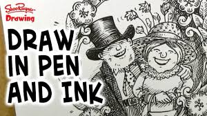 Pencil and ink is a new collection of frank cho's personal works that focuses primarily on his exceptional pencil and ink drawings. Illustrating Children S Books In Pen And Ink Youtube