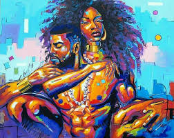 Pin By Raymomi On Art Black Love Art African American Art Art