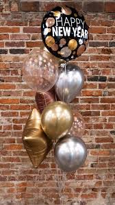 Happy New Year Star Balloon Bouquet Confetti Balloon Bundle Etsy In 2020 New Years Eve Party Ideas Decorations Balloon Bouquet New Years Eve Decorations
