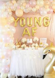 Woman Birthday Crown For Adults Swans With Crowns Party Ideas B Lovely Events Woman Birthday Party Birthday Party Decorations For Adults 50th Birthday Party Decorations