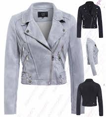Beautiful Womens Faux Suede Biker Jacket Ladies Size 8 10 12 14 Black Grey New Suede Jacket From Denim Jacket Women Faux Suede Biker Jacket Suede Biker Jacket