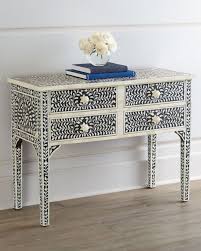 Pearland Bone Inlay Console Inlay Furniture Furniture Bone Inlay Furniture