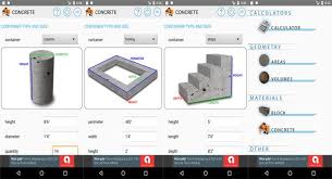 Calculate the required weight and use this concrete calculator to estimate how much concrete in volume (cubic ft, cubic yards, or. Download Concrete Calculator App For Android Calculator App Concrete Calculator Calculator