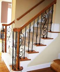 Iron Stair Rails For Indoor Stairs25 Iron Stair Railing Stair Railing Staircase Design