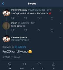 Please follow my official twitter account @zul_ariffin86. Masturbation Video Of Actor Syafiq Kyle Lookalike Heats Up Social Media
