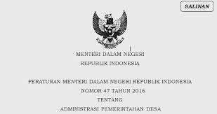 Buku data pengurus dan anggota lembaga kemasyarakatan; Permendagri 47 Tahun 2016 Tentang Administrasi Pemerintahan Desa Website Desa Ciburial