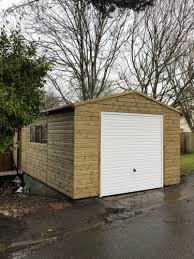 What are the shipping options for wood garages? Timber Garages Apex Roof Style Sheds Direct Devon Ltd