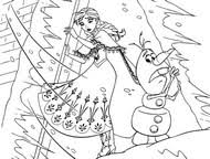 You can print or download them to color and offer them to your family and friends. Coloring Pages Frozen 2 Morning Kids