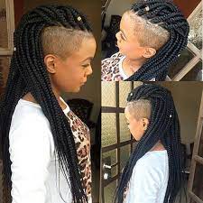 51 Hot Poetic Justice Braids Styles Stayglam Braids With Shaved Sides Shaved Side Hairstyles Box Braids Shaved Sides