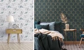 Bleu les nouveaux procédés technologiques font aussi partie des grandes tendances papier peint de. Papier Peint Chambre Selection Des 20 Plus Beaux Pour Votre Deco