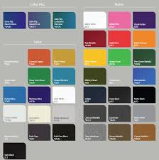 27 disclosed avery vinyl color chart