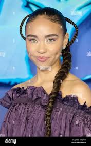 London, UK . 6 December, 2022 . Bailey Bass pictured at the AVATAR The Way  of Water World Premiere held at the Odeon Leicester Square. Credit: Alan D  West/Alamy Live News Stock Photo
