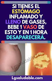 si tienes el estomago inflamado y lleno de gases bebe 1 vaso de esto y en 1 hora de remedios para dolor de estomago estomago inflamado remedios para adelgazar